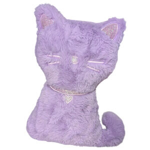 2 Scoops Cat Plush Toy Stuffed Animal Kids Plushie Collector Purple